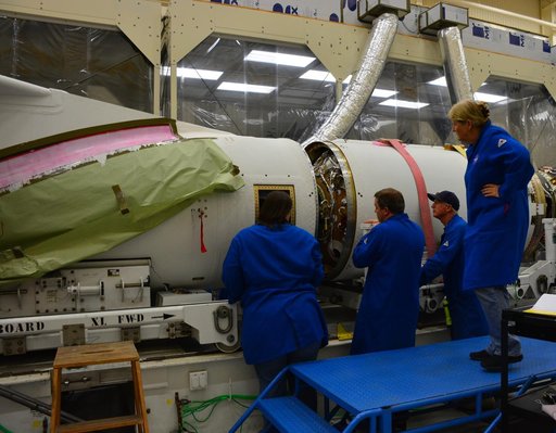 Pegasus XL CYGNSS Stage 1 to Stage 2 Mate