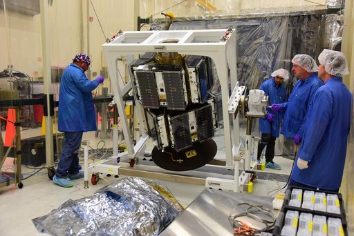 Pegasus XL CYGNSS Spacecraft Mate