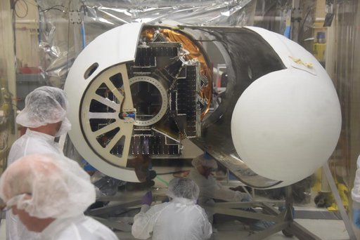 Pegasus XL CYGNSS Fairing Mate and Black Light Test