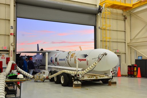 Pegasus XL CYGNSS Move to AIT