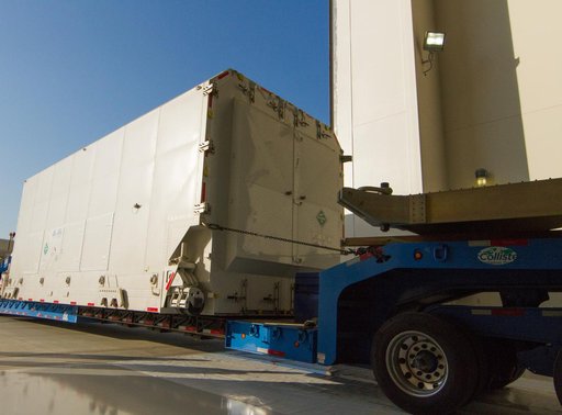 Delta II JPSS-1 Spacecraft Arrival