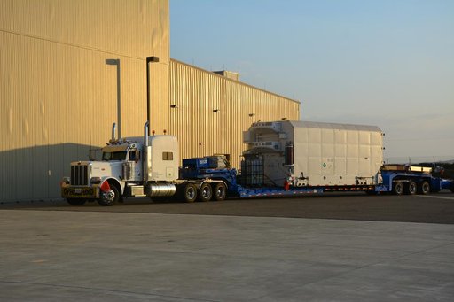 Delta II JPSS-1 Spacecraft Arrival