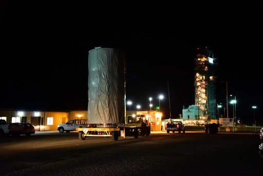 JPSS-1 Spacecraft Transport to SLC-2, Lift & Mate to Delta II