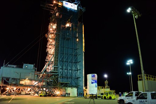 JPSS-1 Spacecraft Transport to SLC-2, Lift & Mate to Delta II