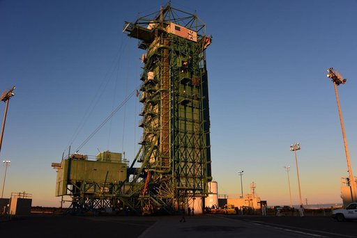 JPSS-1 Spacecraft Transport to SLC-2, Lift & Mate to Delta II