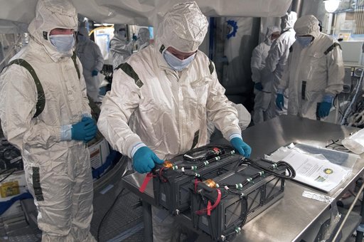 JPSS-1 P-Pod Installation