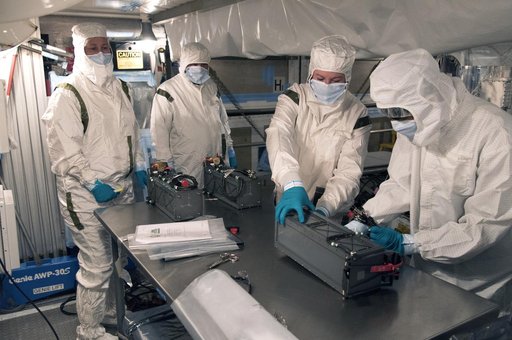 JPSS-1 P-Pod Installation