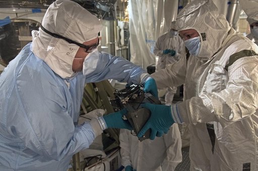 JPSS-1 P-Pod Installation