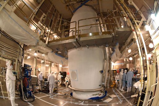 Delta II JPSS-1 Fairing Installation