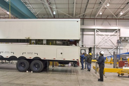 Delta II ICESAT Second Stage Arrival