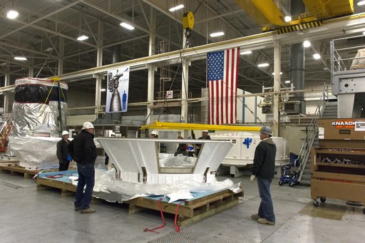 InSight Atlas V Boattail Halves Arrival, Offload, Mate