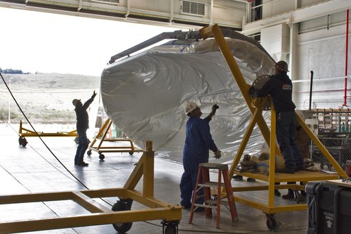Delta II ICESat-2 Fairing Offload