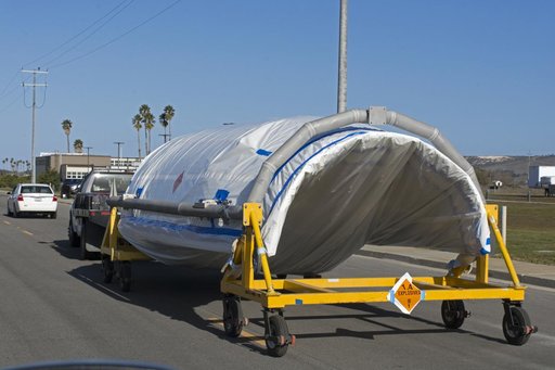 Delta II ICESat-2 Fairing Transport