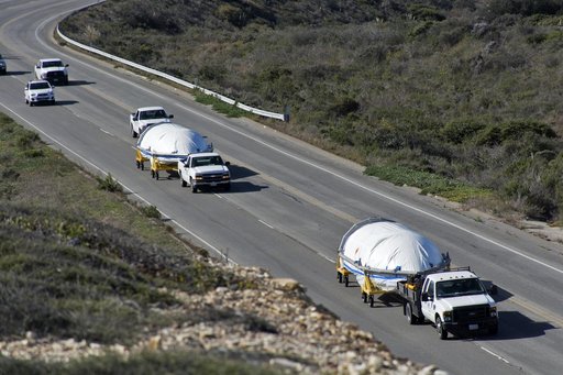 Delta II ICESat-2 Fairing Transport