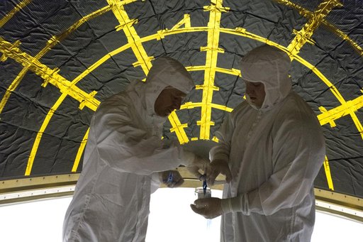Delta II ICESat-2 Fairing Cleaning and Sampling