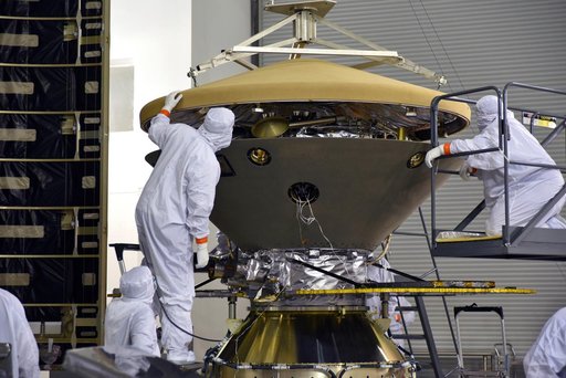 InSight Final Flight Installation of Heatshield