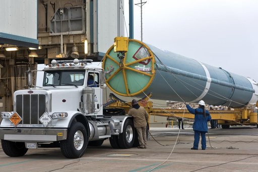 Delta II ICESat-2 First Stage Booster Transport and LVOS