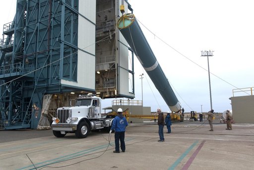 Delta II ICESat-2 First Stage Booster Transport and LVOS