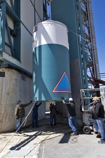 Delta II ICESat-2 Interstage Lift and Mate