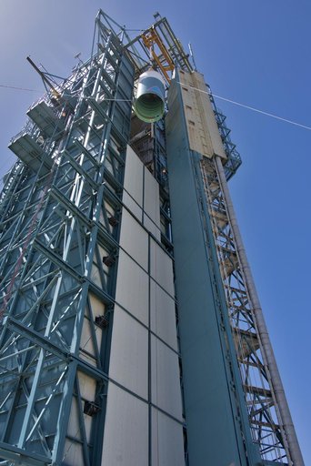 Delta II ICESat-2 Interstage Lift and Mate