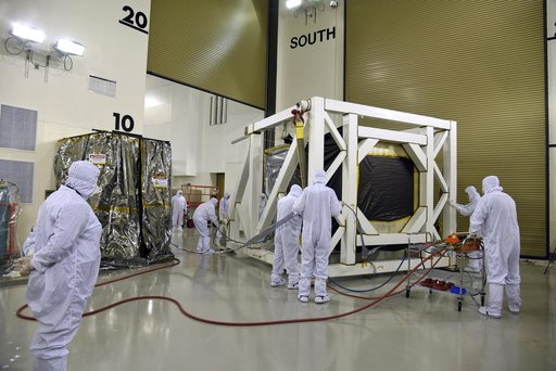 Delta II ICESat-2 Spacecraft Move to Highbay