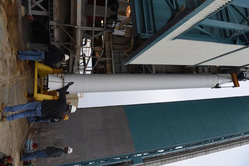 Delta II ICESat-2 SRM Lift and Mate
