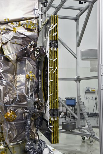 Delta II ICESat-2 Solar Array First Motion Test