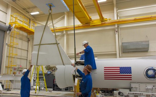 Pegasus ICON Fin Arrival and Installation