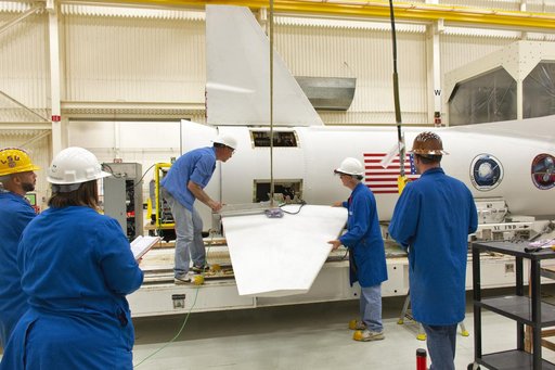 Pegasus ICON Fin Arrival and Installation