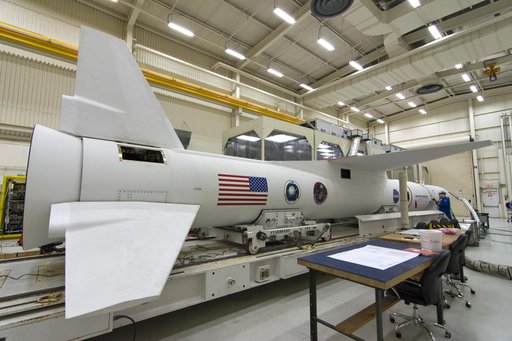 Pegasus ICON inside Bldg 1555 VAFB