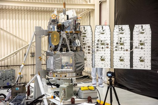 Pegasus ICON Solar Array Deployment Test