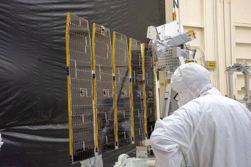 Pegasus ICON Solar Array Deployment Test