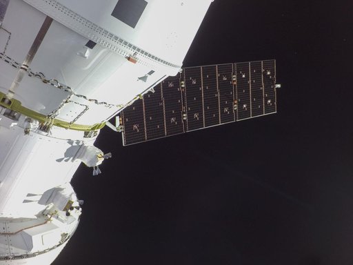 Orion Deploys Solar Arrays