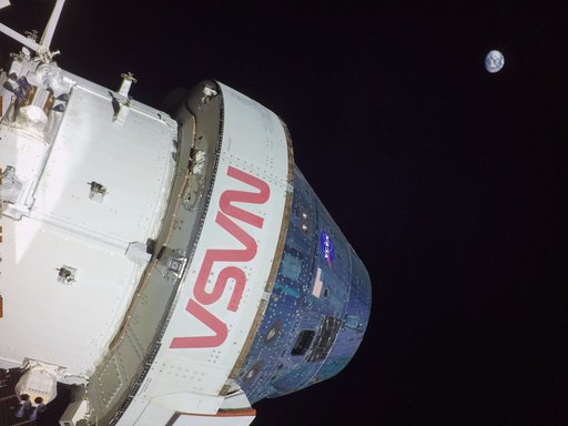 Flight Day 11: Orion Looks Back at Earth