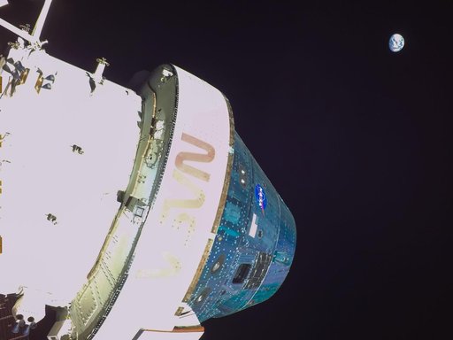 Flight Day 11: Orion Looks Back at Earth