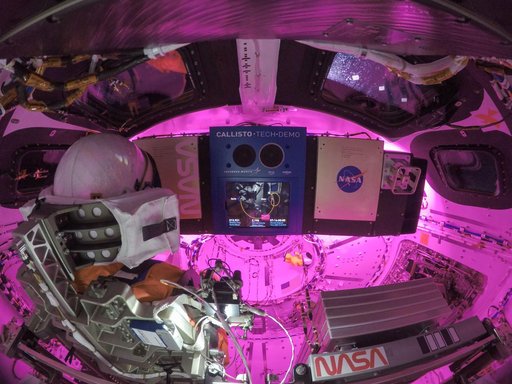 Flight Day 9: Orion in Pink