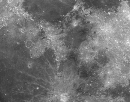 The lunar surface