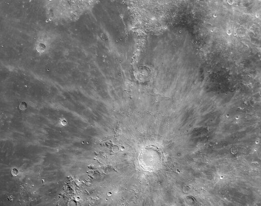 The lunar surface