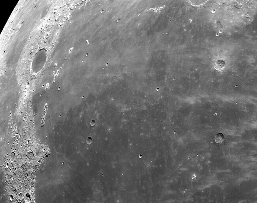 The lunar surface