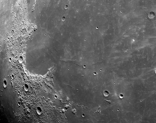 The lunar surface