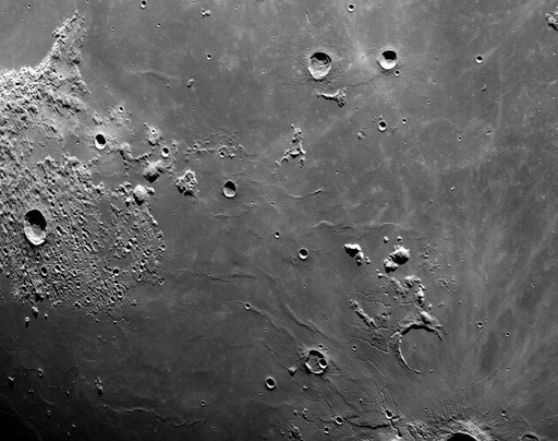 The lunar surface