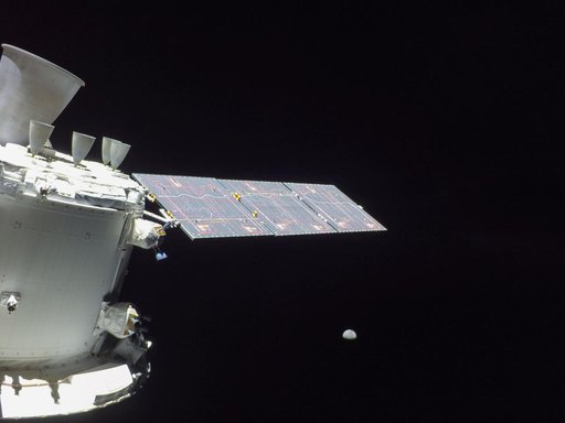 Flight Day 22: Orion Looks Back at the Moon