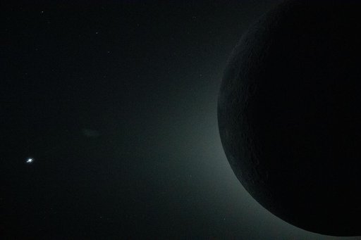 Artemis II Total Solar Eclipse, Partial Frame