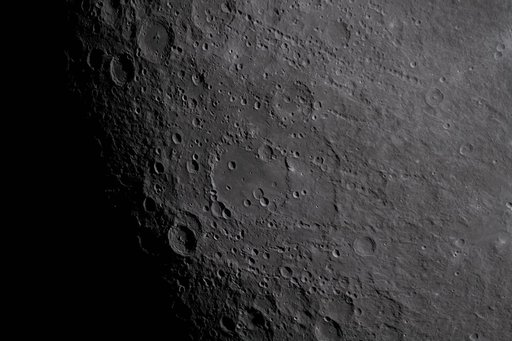 Vavilov Crater Along the Hertzsprung Basin Rim