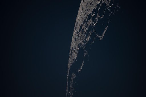 Birkhoff Crater in Low-Light Detail