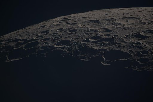 Craters Along the Lunar Terminator