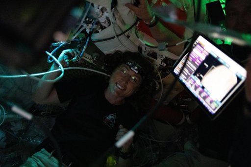 Lunar Flyby Observations – NASA astronaut Christina Koch