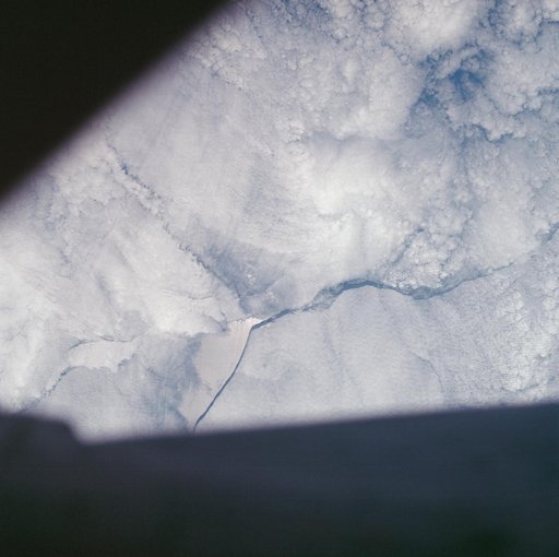 Cloud patterns as seen from the Apollo 7 spacecraft
