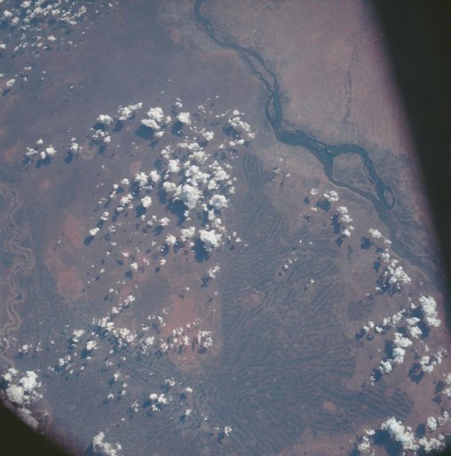 Sudan as seen from the Apollo 7 spacecraft