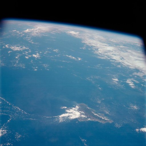 Island of Oahu, State of Hawaii, as seen from the Apollo 7 spacecraft